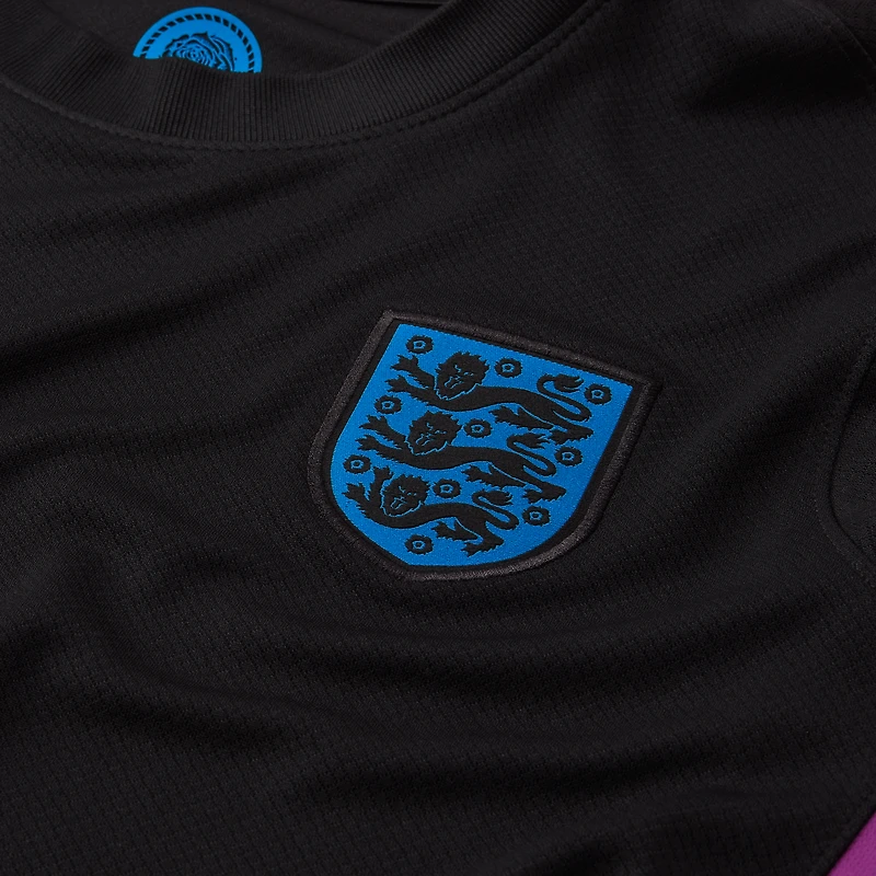 Maillot Nike noir réplique extérieur de l'équipe nationale féminine d'Angleterre 2025/26