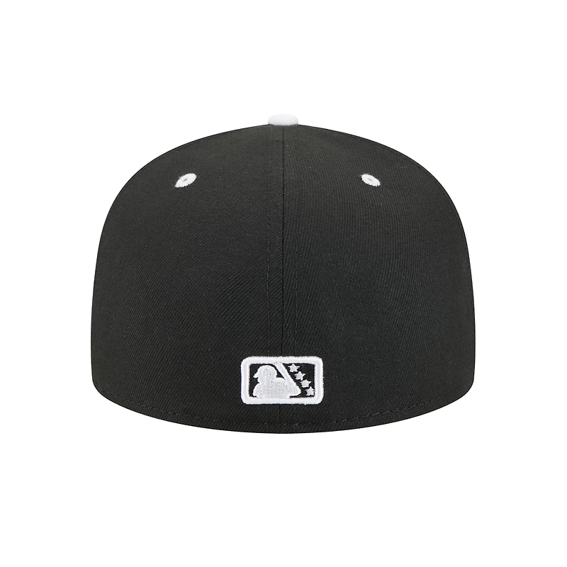 Casquette ajustée 59FIFTY noire New Era pour homme, thème Erie SeaWolves