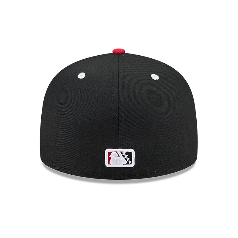 Casquette ajustée 59FIFTY noire New Era pour homme, thème Erie SeaWolves