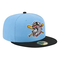 Casquette ajustée 59FIFTY bleu clair pour homme New Era Erie SeaWolves Theme Nights