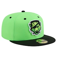 Casquette ajustée 59FIFTY pour homme New Era Neon Green Erie SeaWolves Theme Nights