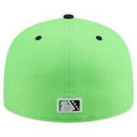 Casquette ajustée 59FIFTY pour homme New Era Neon Green Erie SeaWolves Theme Nights