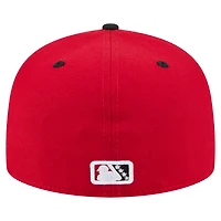 Casquette ajustée 59FIFTY pour homme Erie SeaWolves Authentic Collection New Era rouge/noir