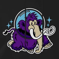Sweat à capuche en polaire noir New Era pour homme, Erie SeaWolves Moon Mammoths