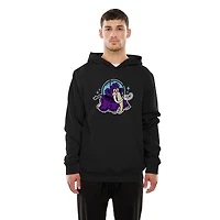 Sweat à capuche en polaire noir New Era pour homme, Erie SeaWolves Moon Mammoths