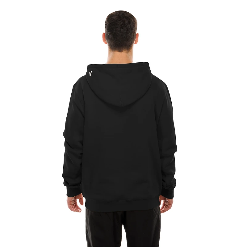 Sweat à capuche en polaire noir New Era pour homme, Erie SeaWolves Moon Mammoths