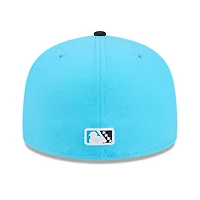 Casquette ajustée New Era 59FIFTY bleue et noire pour homme, modèle Erie SeaWolves 2026 Copa De La Diversion.