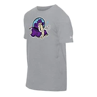 T-shirt gris New Era pour homme, motif Erie SeaWolves Moon Mammoths