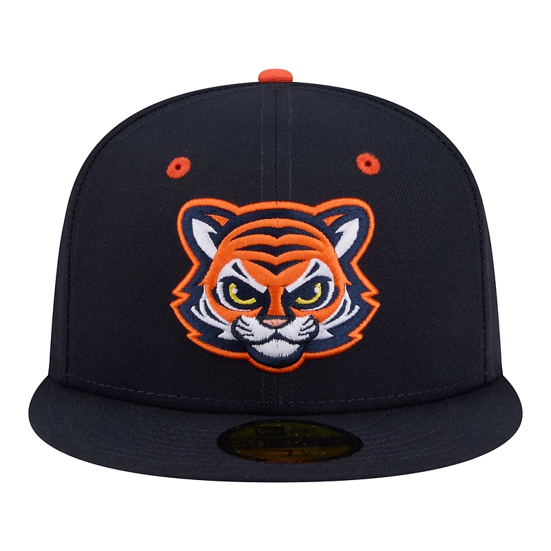 Men's New Era Navy Erie SeaWolves Minor League Theme Nights 59FIFTY Fitted Hat