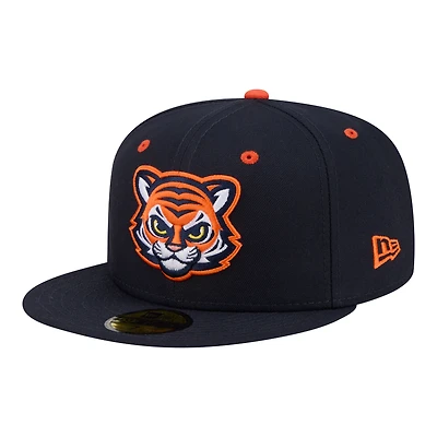 Men's New Era Navy Erie SeaWolves Minor League Theme Nights 59FIFTY Fitted Hat