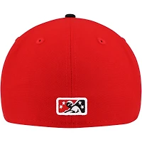 Casquette ajustée 59FIFTY Erie SeaWolves Authentic Collection New Era rouge pour hommes
