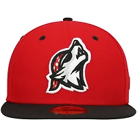 Casquette ajustée rouge New Era Erie SeaWolves Authentic Collection Team Alternate 59FIFTY pour homme
