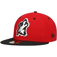 Casquette ajustée rouge New Era Erie SeaWolves Authentic Collection Team Alternate 59FIFTY pour homme