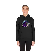 Sweat à capuche en polaire noir New Era pour femme, Erie SeaWolves Moon Mammoths