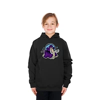 Youth New Era  Black Erie SeaWolves Moon Mammoths Fleece Pullover Hoodie