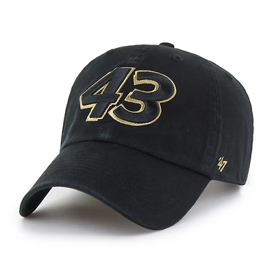 Men's '47  Black Erik Jones  Clean Up Adjustable Hat