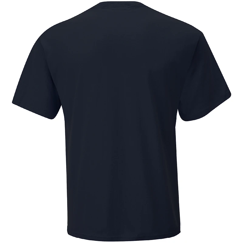 T-shirt à carreaux pour homme bleu marine Erik Jones Tide 1-Spot Car