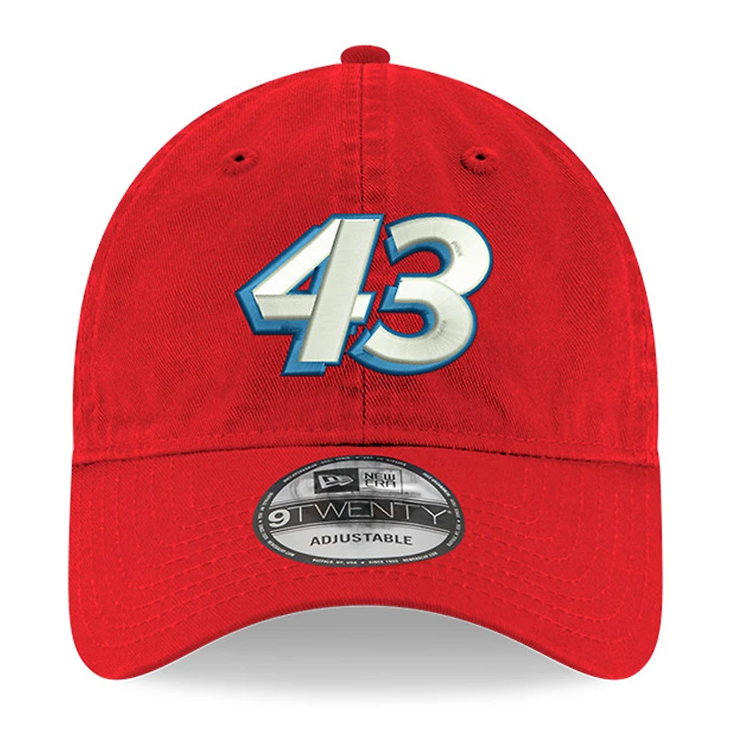 Casquette ajustable 9TWENTY rouge Erik Jones lavée aux enzymes New Era pour homme