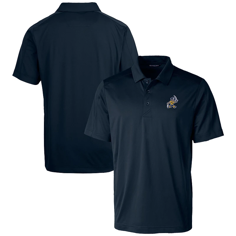 Polo extensible texturé Vault Prospect bleu marine ETSU Buccaneers pour homme Cutter & Buck