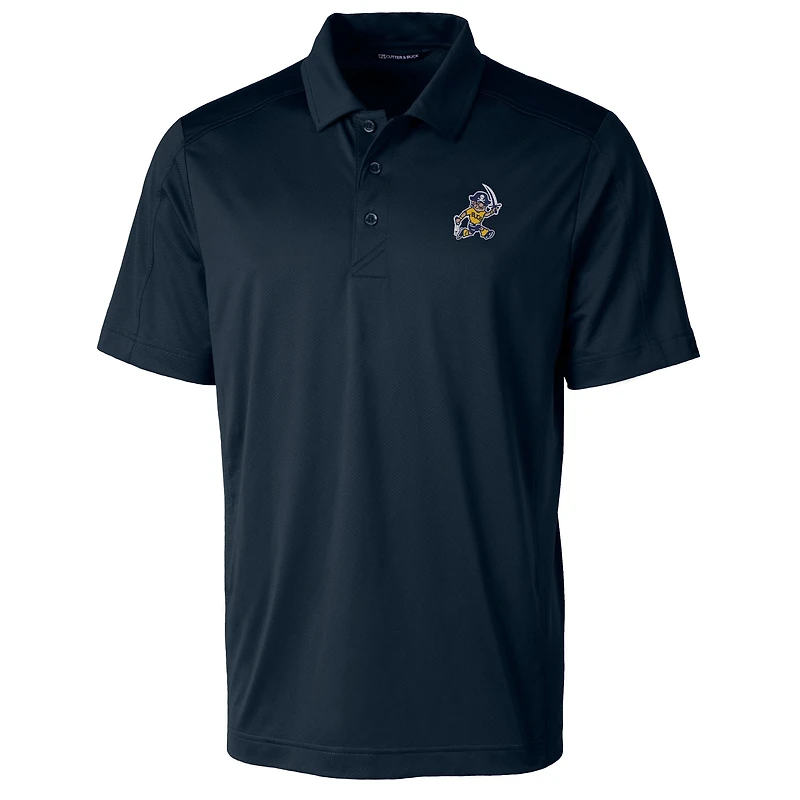Polo extensible texturé Vault Prospect bleu marine ETSU Buccaneers pour homme Cutter & Buck