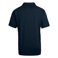 Polo extensible texturé Vault Prospect bleu marine ETSU Buccaneers pour homme Cutter & Buck