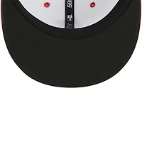 Men's New Era White Eugene Emeralds Theme Nights Pranksters  59FIFTY Fitted Hat