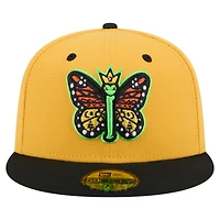Casquette ajustée Eugene Emeralds Copa de la Diversión 59FIFTY New Era jaune/noir pour homme