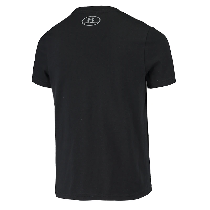 Youth Under Armour Black Eugene Emeralds Team Logo T-Shirt