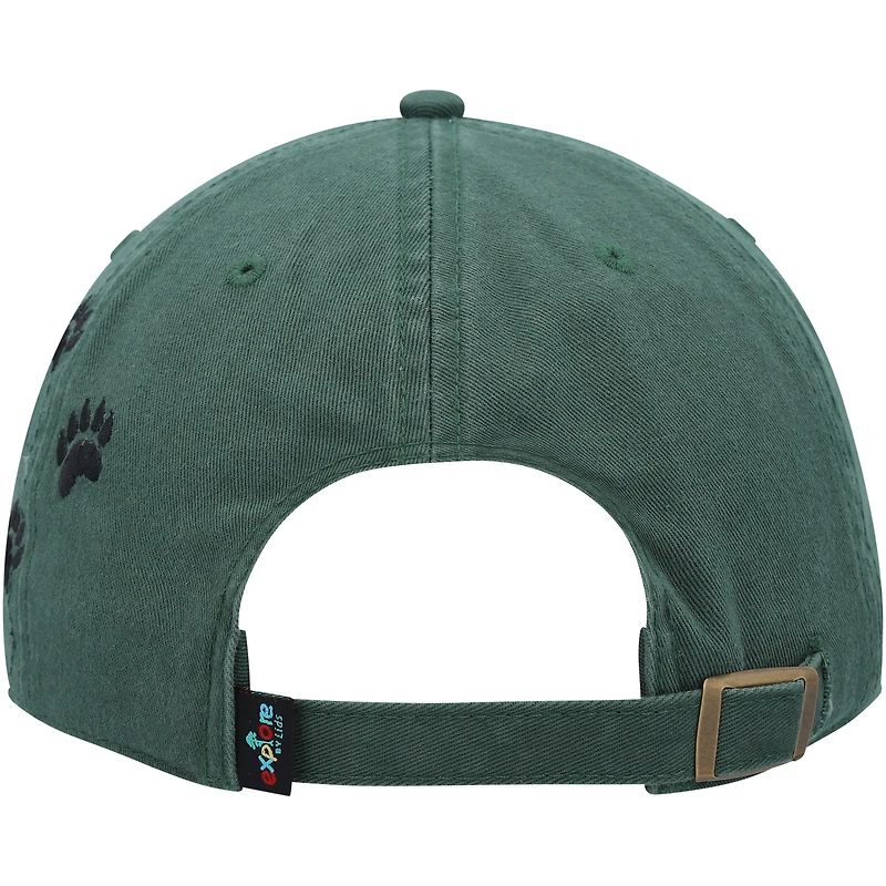Chapeau réglable Explore Green Panda Dad pour hommes