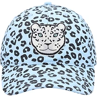 Men's Explore Light Blue Snow Leopard Dad Adjustable Hat