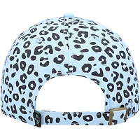 Men's Explore Light Blue Snow Leopard Dad Adjustable Hat