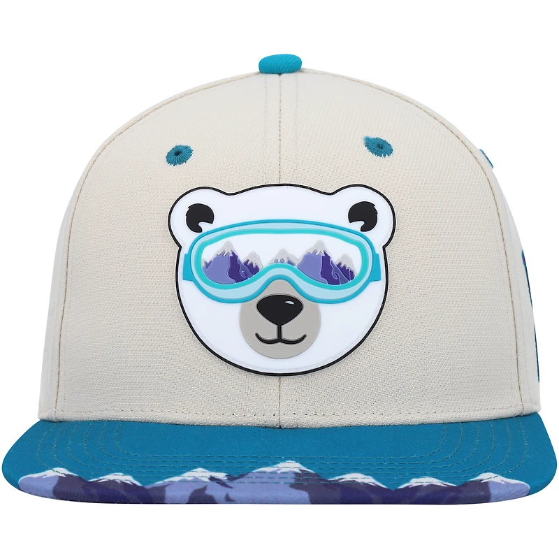 Chapeau snapback pour jeunes Explore crème Explore Polar Bear
