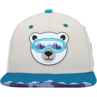 Chapeau snapback pour jeunes Explore crème Explore Polar Bear