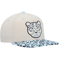 Youth Explore Cream Explore Snow Leopard Snapback Hat