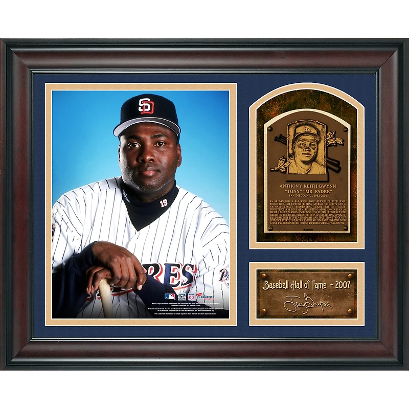 Fanatics Authentic Tony Gwynn San Diego Padres Tom Seaver Baseball Hall of Fame Framed 15" x 17" Collage with Facsimile Signature