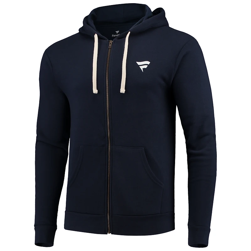 Sweat à capuche entièrement zippé Fanatics Corporate - Bleu marine