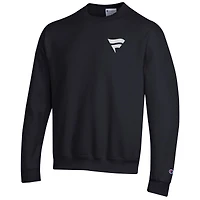 Men's Champion  Black Fanatics Corporate Fleece Crewneck Sweatshirt