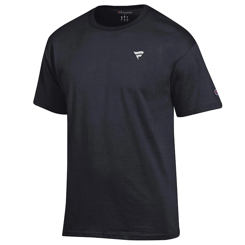 T-shirt Champion Black Fanatics Corporate Micro Flag pour homme