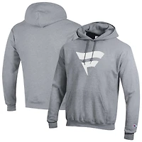 Men's Champion Gray Fanatics Corporate Flag Hoodie