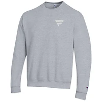 Sweat-shirt ras du cou en polaire Champion Gray Fanatics Corporate pour homme