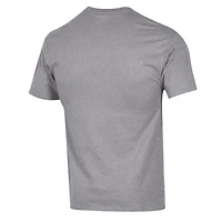 Men's Champion  Gray Fanatics Corporate Micro Flag T-Shirt