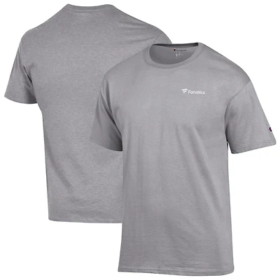 T-shirt gris Champion Fanatics Corporate Wordmark pour homme