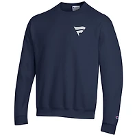 Men's Champion  Navy Fanatics Corporate Fleece Crewneck Sweatshirt