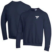 Sweat-shirt à col rond en polaire Champion Navy Fanatics Corporate pour homme