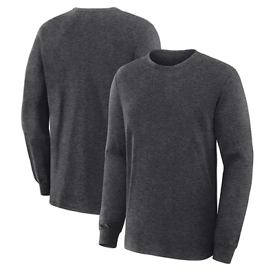 T-shirt à manches longues en coton pour homme Fanatics Corporate Legacy, couleur charbon