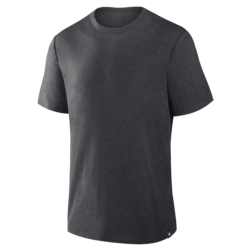 Men's Fanatics Corporate Charcoal Tribute Tri-Blend T-Shirt