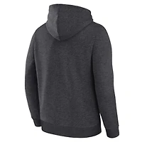 Men's Fanatics Corporate Heather Charcoal Legacy Fleece Pullover Hoodie