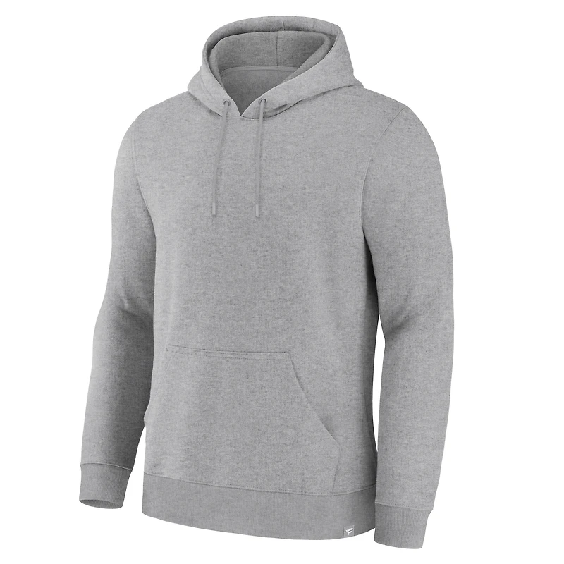 Sweat à capuche en polaire gris chiné Legacy pour homme Fanatics Corporate
