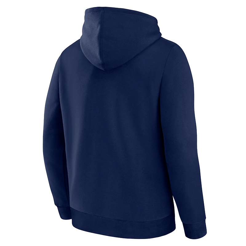 Sweat à capuche en polaire bleu marine Legacy pour homme Fanatics Corporate