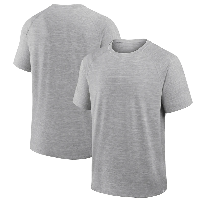 Men's Gray Fanatics Corporate Clutch Poly T-Shirt